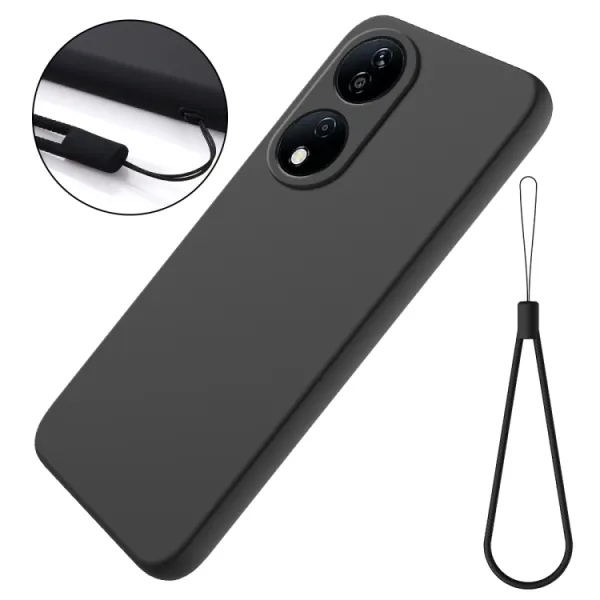 RUBBER Ochranný obal pre Honor 90 Smart 5G čierny