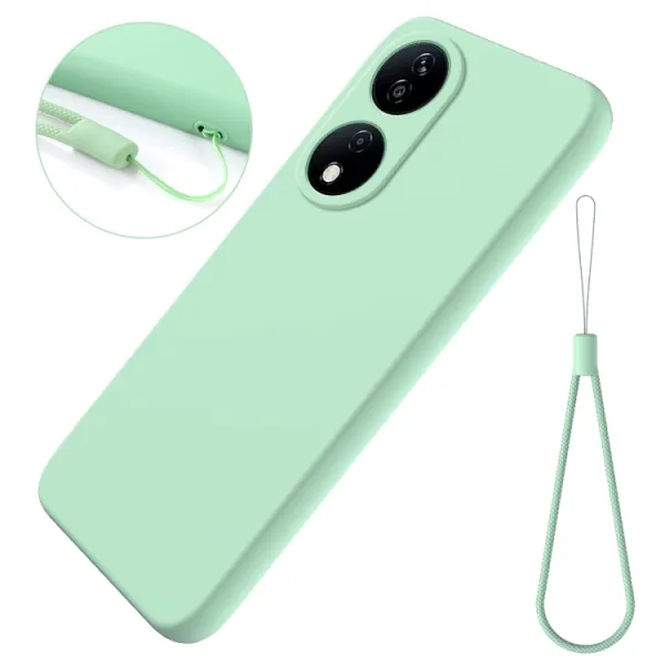 RUBBER Ochranný obal pre Honor 90 Smart 5G zelený