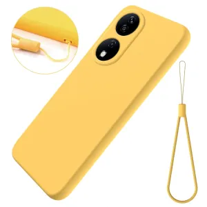RUBBER Ochranný kryt pre Honor X7b žltý