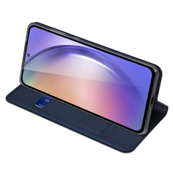 Dux Ducis Skin Pro knižkové puzdro na Samsung Galaxy A55 5G, modré