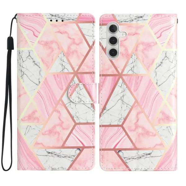 ART Peňaženkový kryt pre Samsung Galaxy A55 5G PINK MARBLE