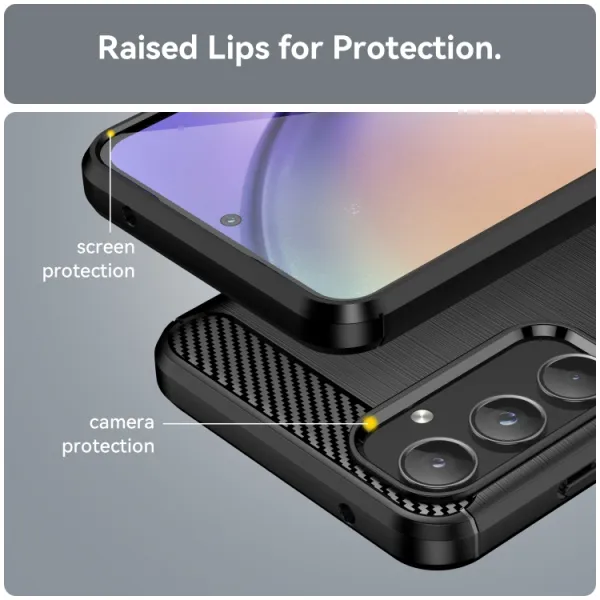 FLEXI TPU Ochranný kryt Samsung Galaxy A55 5G čierny