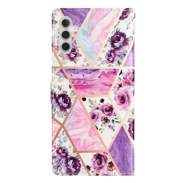 ART Peňaženkový kryt pre Samsung Galaxy A35 5G PURPLE MARBLE