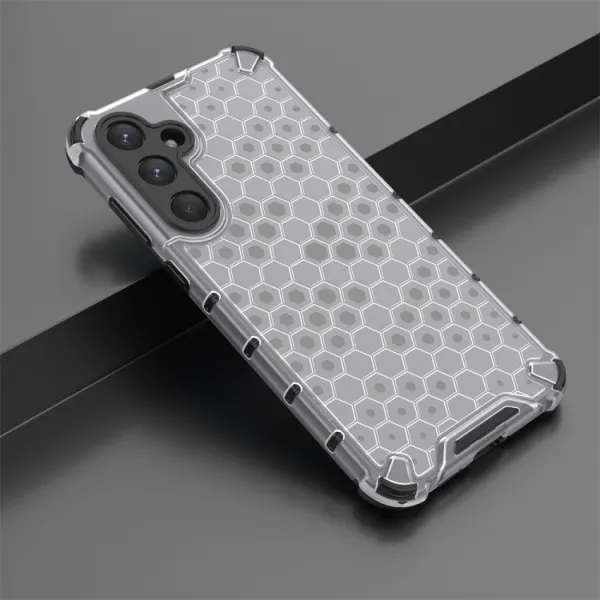 HONEYCOMB Ochranný kryt Samsung Galaxy A55 5G biely
