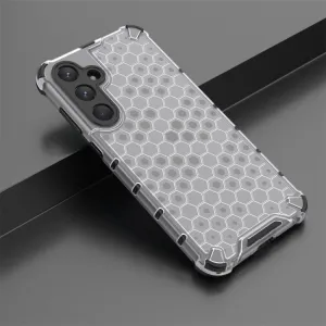 HONEYCOMB Ochranný kryt Samsung Galaxy A55 5G biely