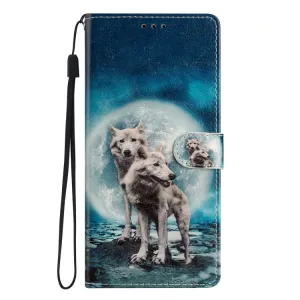 ART Peňaženkový kryt pre Samsung Galaxy A55 5G WOLVES