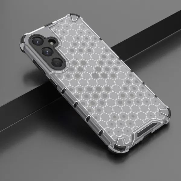 HONEYCOMB Ochranný kryt Samsung Galaxy A35 5G biely