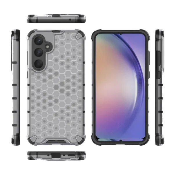 HONEYCOMB Ochranný kryt Samsung Galaxy A35 5G biely