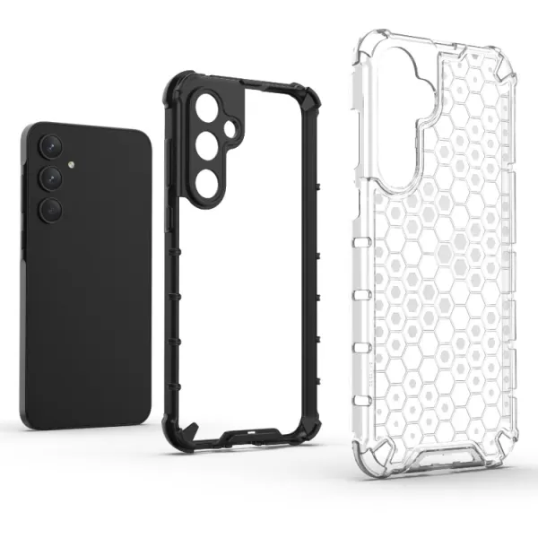 HONEYCOMB Ochranný kryt Samsung Galaxy A35 5G biely