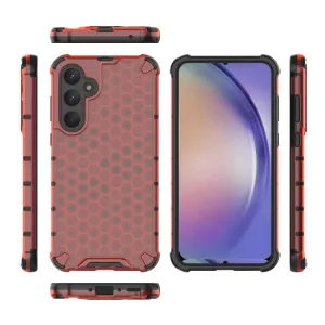 HONEYCOMB Ochranný kryt Samsung Galaxy A35 5G červený