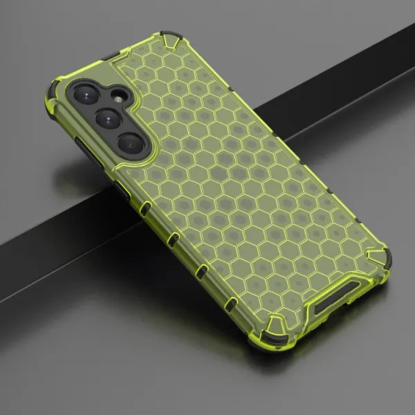 HONEYCOMB Ochranný kryt Samsung Galaxy A35 5G zelený