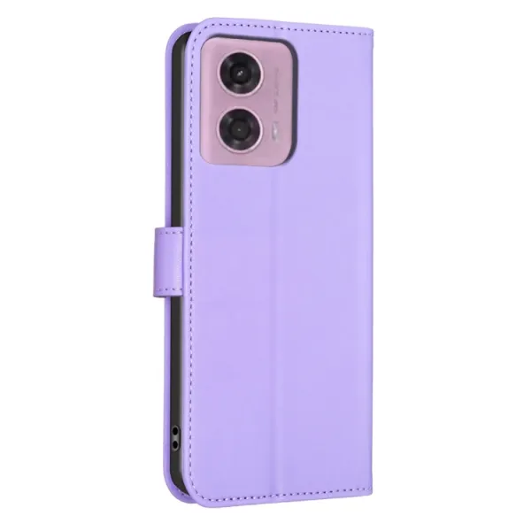 ART CLOVER Peňaženkový obal pre Motorola Moto G04 / G24 / G24 Power fialový