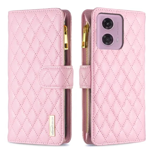 LATTICE Ochranné puzdro pre Motorola Moto G04 / G24 / G24 Power ružové