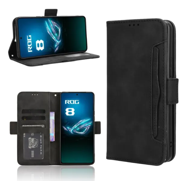SLOT Peňaženkový obal pre Asus ROG Phone 8 Pro čierny