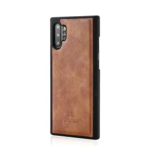 DG.MING Peňaženkový obal 2v1 Samsung Galaxy Note 10 Plus hnedý