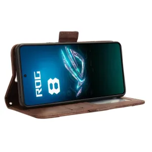 SLOT Peňaženkový obal pre Asus ROG Phone 8 Pro hnedý