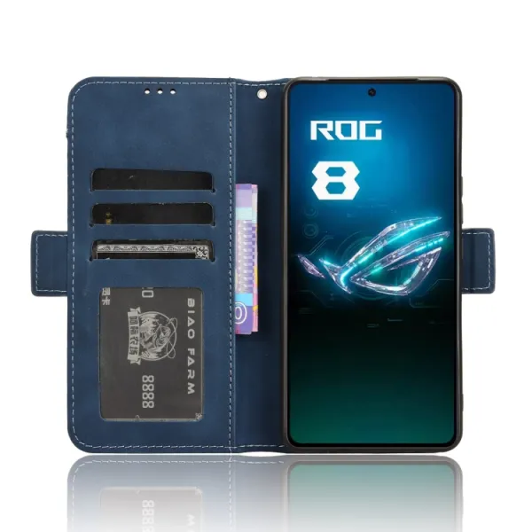 SLOT Peňaženkový obal pre Asus ROG Phone 8 Pro modrý