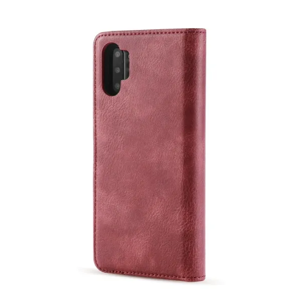 DG.MING Peňaženkový obal 2v1 Samsung Galaxy Note 10 Plus červený