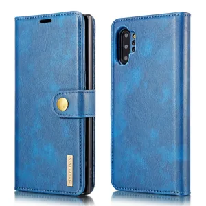 DG.MING Peňaženkový obal 2v1 Samsung Galaxy Note 10 Plus modrý