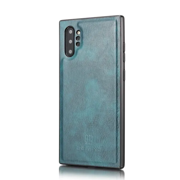 DG.MING Peňaženkový obal 2v1 Samsung Galaxy Note 10 Plus modrý