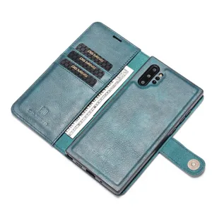 DG.MING Peňaženkový obal 2v1 Samsung Galaxy Note 10 Plus modrý