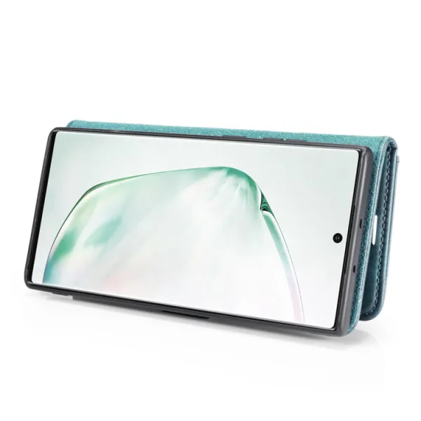 DG.MING Peňaženkový obal 2v1 Samsung Galaxy Note 10 Plus modrý
