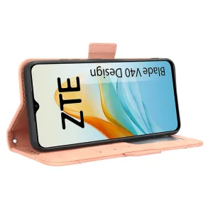 SLOT Peňaženkový obal pre ZTE Blade V40 Design ružový