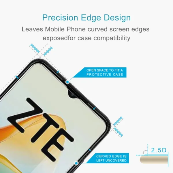 Ochranné sklo pre ZTE Blade V40 Design