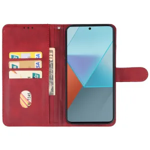 SMOOTH Peňaženkové puzdro pre Xiaomi Redmi Note 13 Pro červené