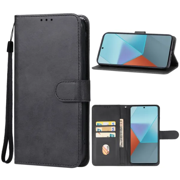 SMOOTH Peňaženkové puzdro pre Xiaomi Redmi Note 13 Pro čierne