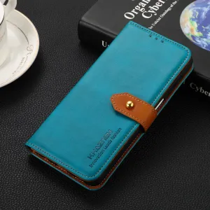 KHAZNEH DUAL-COLOR Peňaženkový kryt pre Honor 200 modrý