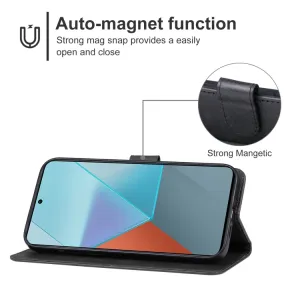 SMOOTH Peňaženkové puzdro pre Xiaomi Redmi Note 13 Pro čierne