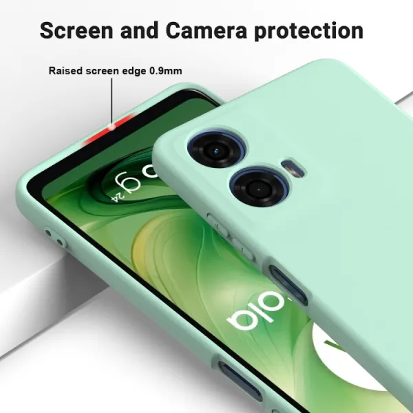RUBBER Ochranný kryt pre  Motorola Moto G04 / G24 / G24 Power zelený