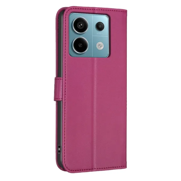 ART CLOVER Peňaženkový obal pre Xiaomi Redmi Note 13 Pro bordový