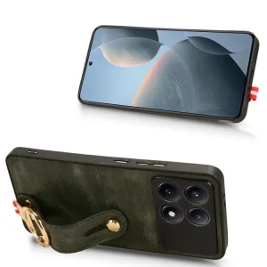 HANDY Ochranný kryt s držiakom Xiaomi Poco X6 Pro 5G zelený