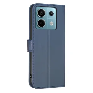 ART CLOVER Peňaženkový obal pre Xiaomi Redmi Note 13 Pro modrý