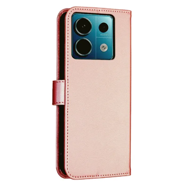 ART CLOVER Peňaženkový obal pre Xiaomi Redmi Note 13 Pro ružový