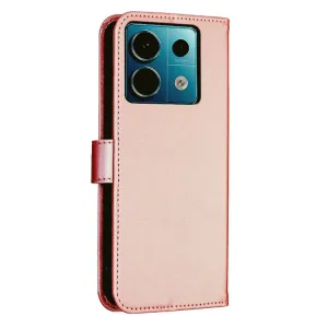 ART CLOVER Peňaženkový obal pre Xiaomi Redmi Note 13 Pro ružový