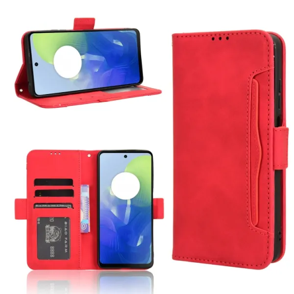 SLOT Peňaženkový obal pre Motorola Moto G04 / G24 / G24 Power červený