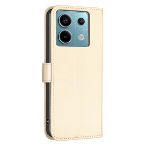 ART CLOVER Peňaženkový obal pre Xiaomi Redmi Note 13 Pro zlatý