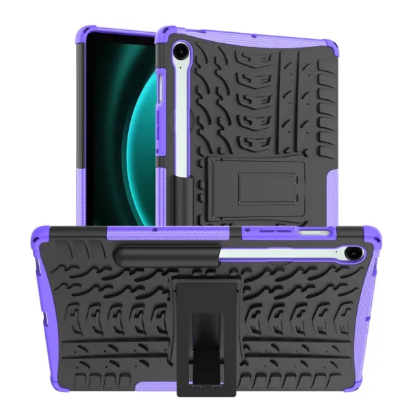 STAND Extra odolný obal Samsung Galaxy Tab S9 FE / Tab S10 FE / Tab S10 Lite fialový