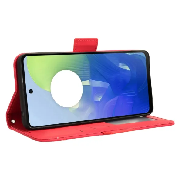 SLOT Peňaženkový obal pre Motorola Moto G04 / G24 / G24 Power červený