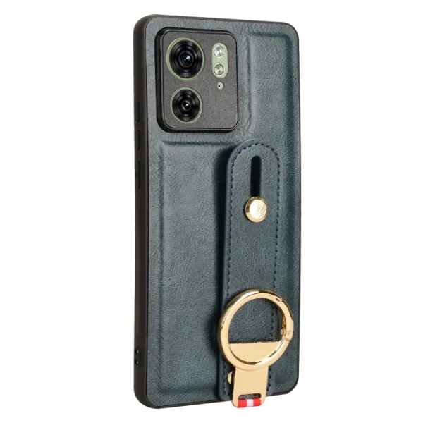 HANDY Ochranný kryt s držiakom Motorola Edge 40 modrý