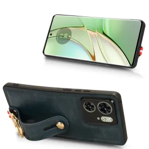 HANDY Ochranný kryt s držiakom Motorola Edge 40 modrý