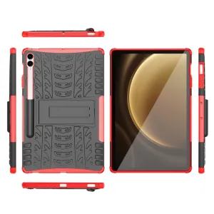 STAND Extra odolný obal Samsung Galaxy Tab S9 FE+ červený