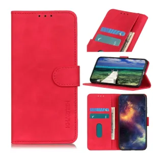 KHAZNEH RETRO Peňaženkové puzdro pre Xiaomi Poco X6 Pro 5G červené
