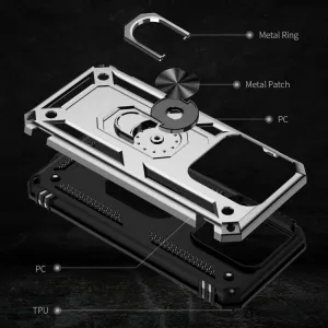 RING Kryt s držiakom pre Xiaomi 14 strieborný