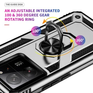 RING Kryt s držiakom pre Xiaomi 14 strieborný