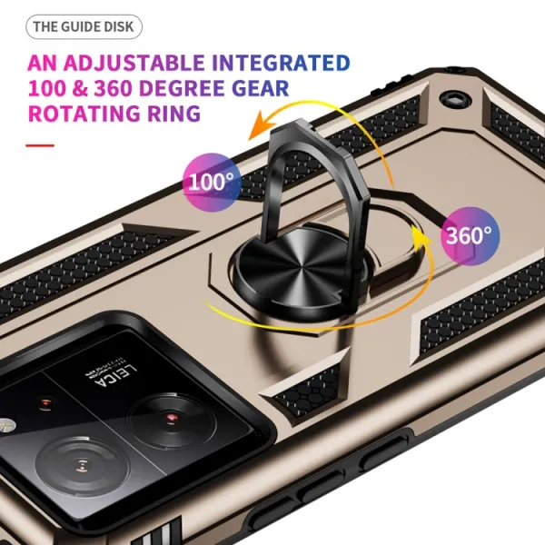 RING Kryt s držiakom pre Xiaomi 14 zlatý