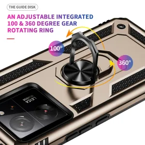 RING Kryt s držiakom pre Xiaomi 14 zlatý